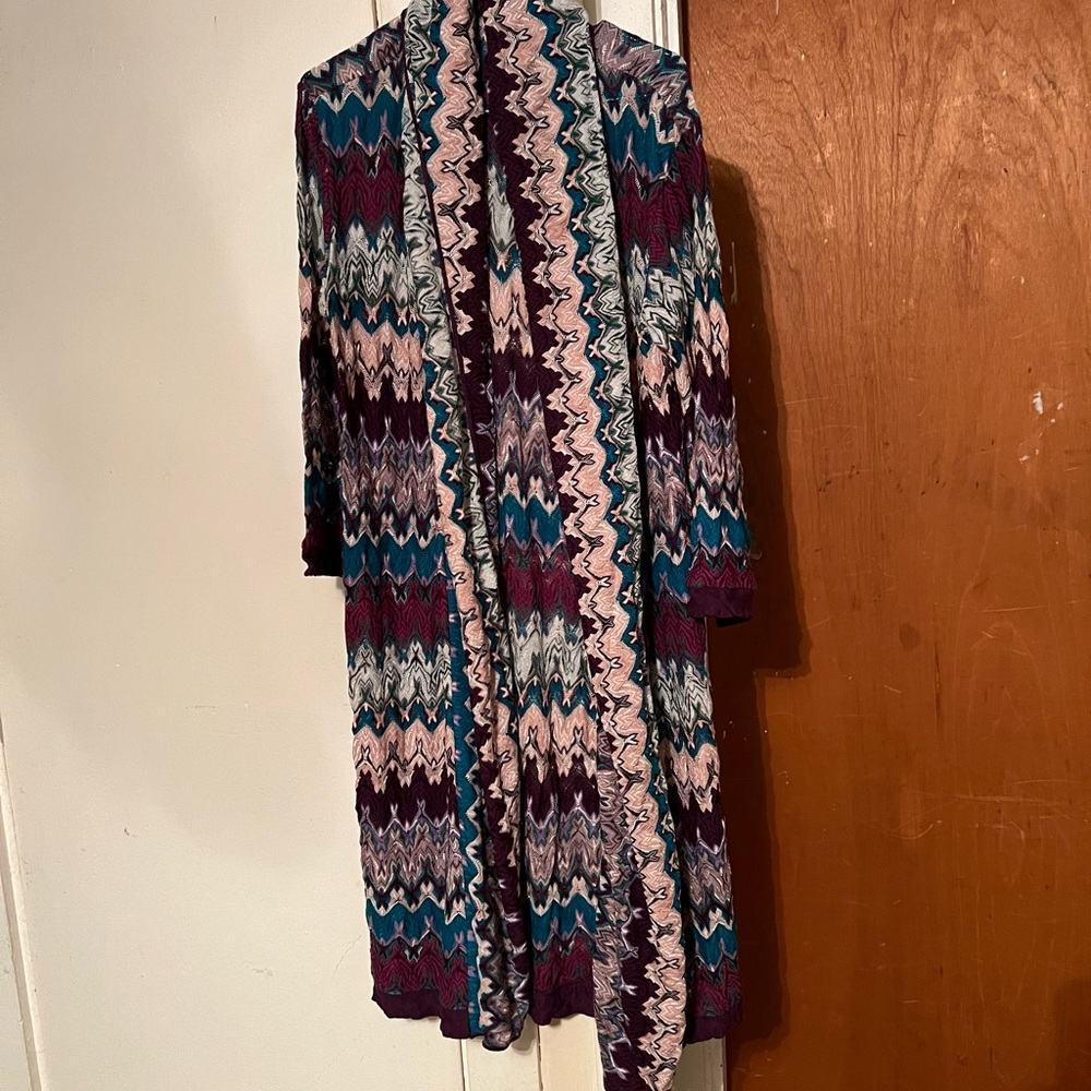 Missoni Long Open Front Sweater